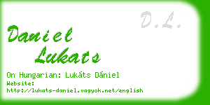 daniel lukats business card